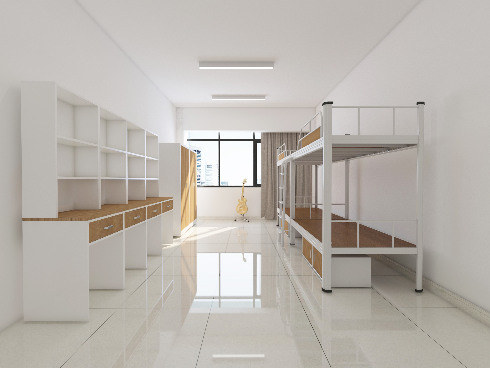 是什么讓雙層鐵床成為宿舍家具？