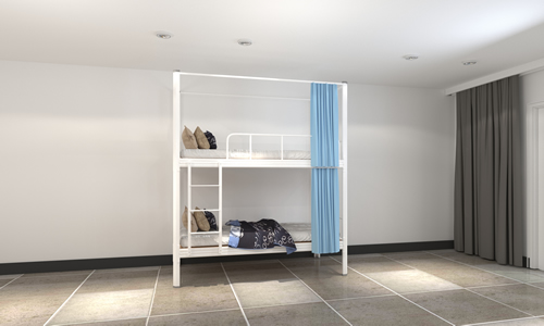 雙層床廠家能給鐵床上做蚊帳架嗎？